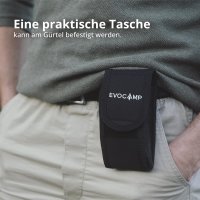 EVOCAMP Handkettensäge mit 33 Kettengliedern - Bushcraft Ausrüstung - kompakte und faltbare Camping Säge 65 cm mit einer Tasche - Ausrüstung für Baumarbeiten, Camping und Survival-Abenteuer