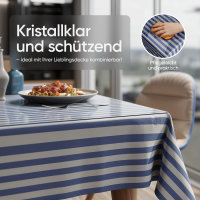 Björn&Schiller Tischfolie transparent 2mm, Schutzfolie für Tisch, glasklare PVC Tischschutzfolie, Hitzebeständig bis 55 °C, wasserfest