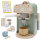 Björn&Schiller Kinder Kaffeemaschine Holz – Spielzeug Kaffeemaschine mit Zubehör, farbenfroh, fördert Kreativität und Feinmotorik, ab 3 Jahren