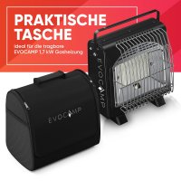 EVOCAMP Tragbare Tasche f&uuml;r Gasheizung 1,7 kW,...