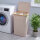Björn&Schiller Wäschebox, schmal,hoch, Wäschesortierer, Wäschekorb, Oxfordstoff, Bambusrahmen, ideal für Schlafzimmer, Badezimmer