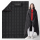 EVOCAMP Campingdecke 200x140 cm, Outdoor Decke wasserdicht, ultraleicht Reisedecke, Thermodecke warm, kompakt mit Packsack, schwarz
