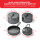 EVOCAMP Camping Kochgeschirr Set 4-teilig Outdoor Geschirr Set aus Aluminium, leichtes stapelbares Camping Geschirr mit Klappgriffen und Tragetasche