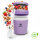 Pooni Müslibecher, Joghurtbecher aus PP-Kunststoff mit 2-in-1-Besteck, für Joghurt, BPA-frei, mikrowellengeeignet, 460 ml + 150 ml