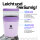 Pooni Müslibecher, Joghurtbecher aus PP-Kunststoff mit 2-in-1-Besteck, für Joghurt, BPA-frei, mikrowellengeeignet, 460 ml + 150 ml, Sanftes Lila