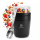 Pooni Müslibecher, Joghurtbecher, PP-Kunststoff, mit Löffel, BPA-frei, für Joghurt, mikrowellengeeignet, 500 ml + 220 ml