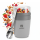 Pooni Müslibecher, Joghurtbecher, PP-Kunststoff, mit Löffel, BPA-frei, für Joghurt, mikrowellengeeignet, 500 ml + 220 ml