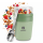 Pooni Müslibecher, Joghurtbecher, PP-Kunststoff, mit Löffel, BPA-frei, für Joghurt, mikrowellengeeignet, 500 ml + 220 ml