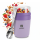 Pooni Müslibecher, Joghurtbecher, PP-Kunststoff, mit Löffel, BPA-frei, für Joghurt, mikrowellengeeignet, 500 ml + 220 ml
