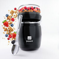Pooni Müslibecher, Joghurtbecher aus Edelstahl mit...