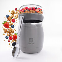 Pooni Müslibecher, Joghurtbecher aus Edelstahl mit...