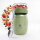 Pooni Müslibecher, Joghurtbecher aus Edelstahl mit Löffel, für Müsli, Joghurt, BPA-frei, Spülmaschinengeeignet, 500 ml + 220 ml
