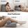 Björn&Schiller Lesekissen für Bett und Sofa, ergonomisches Wandpolster mit abnehmbarer Nackenrolle, zwei Seitentaschen und waschbarem Bezug, 70 cm