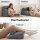 Björn&Schiller Lesekissen für Bett und Sofa, ergonomisches Wandpolster mit abnehmbarer Nackenrolle, zwei Seitentaschen und waschbarem Bezug, 70 cm