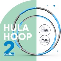 Hula Hoop Set für Erwachsene: Reifen, Springseil & Tragetasche. Premium Qualität für drinnen & draußen. Ideal für tägliches Training.