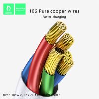 USB C Kabel 1 m, USB C auf USB C Kabel, USB Verlängerung, USB C Verbindungskabel, USB Typ C Kabel weiß, USB C to USB C, USC-C Ladekabel, USBC, USB-C Kabel kurz, Typ C auf Typ C, USB universal 3,5 mm