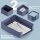 L8 Schreibtisch Organizer Blau, Design B&uuml;robedarf, Schreibtisch-Set aus recyceltem Material, Stiftehalter, umweltfreundliche Aufbewahrung f&uuml;r den Schreibtisch, Zubeh&ouml;r f&uuml;r mehr Ordnung im B&uuml;ro und Zuhause