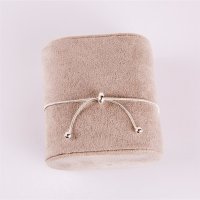 925er Silber-Armband für Damen mit Schiebeverschluss & Geschenkverpackung - modischer Schmuck & ideales Geschenk für Frauen.