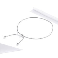 925er Silber-Armband für Damen mit Schiebeverschluss & Geschenkverpackung - modischer Schmuck & ideales Geschenk für Frauen.