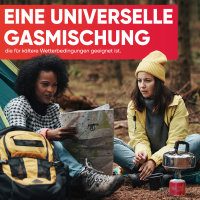 Gaskartuschen 500g, Schraubkartusche mit Butan/ Propan Gas 899 ml, Gaskartusche nach EN 417, Ventilkartusche mit Schraubverschluss, Gas Kartusche mit Camping Gas, Gaskartuschen Schraubventil