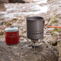 EVOCAMP 2x Propan Butan Gaskartuschen 450g, Schraubkartusche Eurogewinde 7/16", Ventilkartusche 809 ml mit Sicherheits-Verschlussautomatik, Gas Kartusche einsetzbar für Weber Grills Q100/1200-Serien