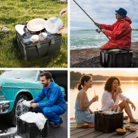 EVOCAMP faltbare Spülschüssel 20L, wasserdicht Faltschüssel Camping - faltbare Camping Spüle - geeignet für Reisen, Angeln, Spülen, Getränkekühler Outdoor, Bierkühler Garten