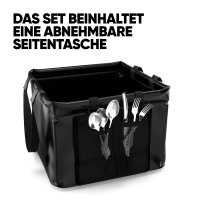 EVOCAMP faltbare Spülschüssel 20L, wasserdicht Faltschüssel Camping - faltbare Camping Spüle - geeignet für Reisen, Angeln, Spülen, Getränkekühler Outdoor, Bierkühler Garten