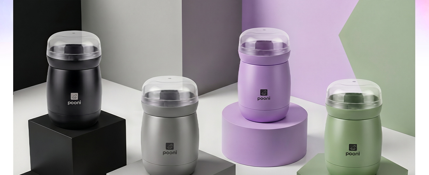 Pooni Müslibecher, Joghurtbecher aus Edelstahl mit Löffel, für Müsli, Joghurt, BPA-frei, Spülmaschinengeeignet, 500 ml + 220 ml-5