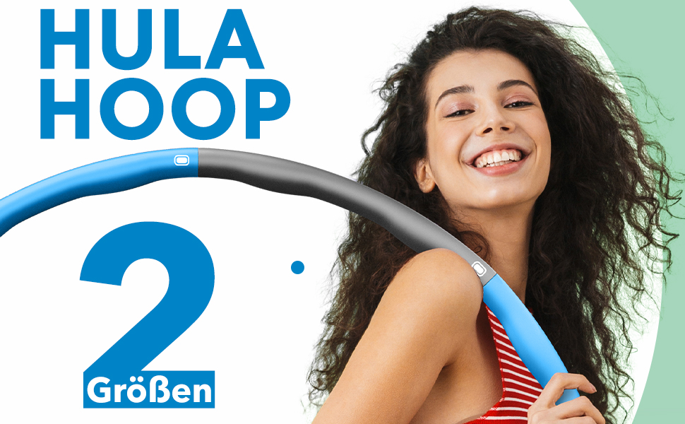 Hula Hoop Set für Erwachsene: Reifen, Springseil & Tragetasche. Premium Qualität für drinnen & draußen. Ideal für tägliches Training.-1