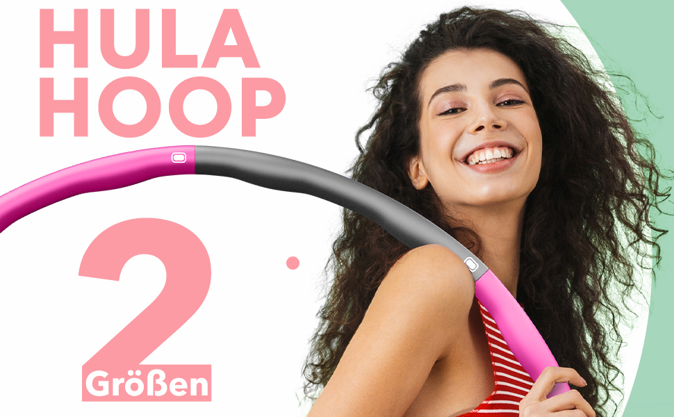 Hula Hoop Set für Erwachsene: Reifen, Springseil & Tragetasche. Premium Qualität für drinnen & draußen. Ideal für tägliches Training.-1